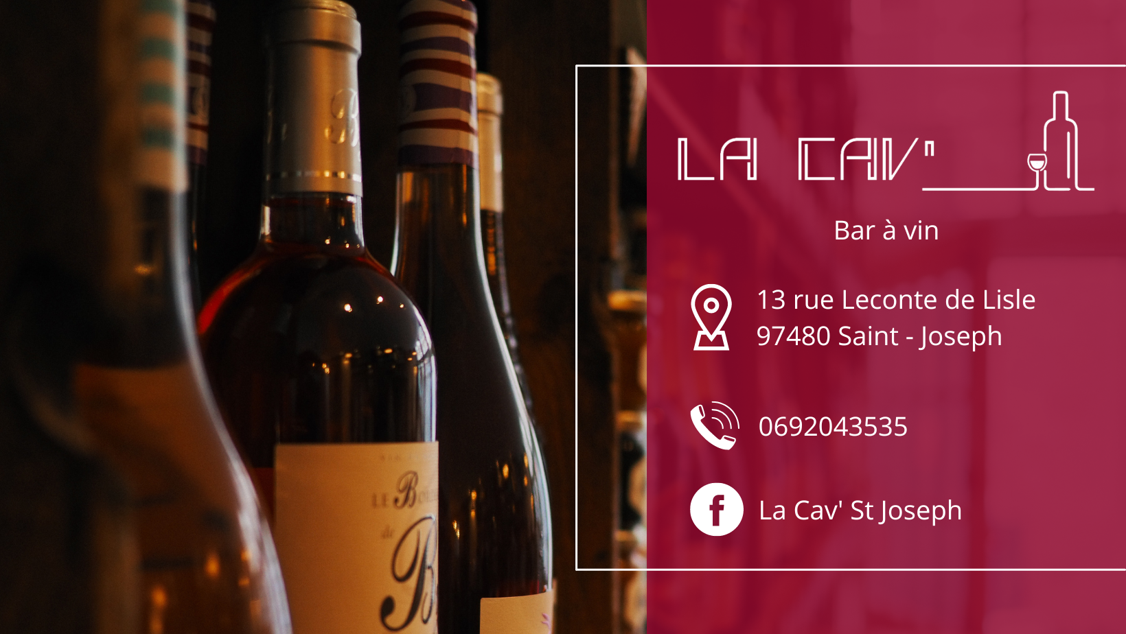 La Cav' St Joseph La Cav' St Joseph